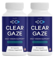 (2 Pack) Clear Gaze Supplement capsules, Cleargaze Pills For Eye & Vision Health picture