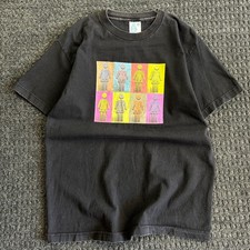 Vintage y2k Girl Skateboards T Shirt M Black Wooden Doll Warhol Skate Crailtap picture