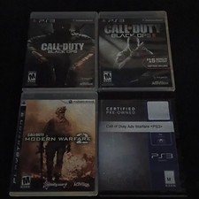 PS3 COD 4-Pack: Black Ops 1 & 2, Modern Warfare 2 & Advanced Warfare (Tested) picture