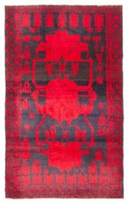 Traditional Vintage Hand-Knotted Area Rug 4'0
