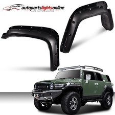Fit For 2007-2014 Toyota FJ Cruiser Glossy Pocket Riveted Style Fender Flares picture