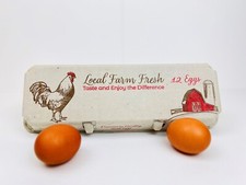 Printed Egg Carton (Barn/Rooster) - 100 UNITS picture