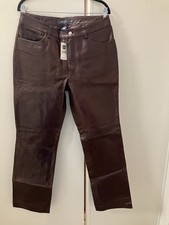 NWT Vintage GAP Womens Brown Thick Pants  Bootcut Y2K Sz 12 NEW picture