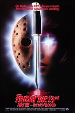 1988 Friday The 13th Part 7 New Blood Movie Poster 11X17 Crystal Lake Jason 🔪 picture