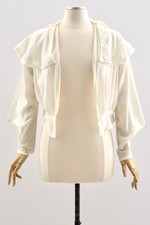 Antique 1900s Peaked Sleeve Top Small picture