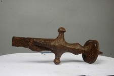 VINTAGE ANTIQUE INDIAN SWORD HILT COLLECTIBLE HANDMADE OLD IRON HANDLE picture