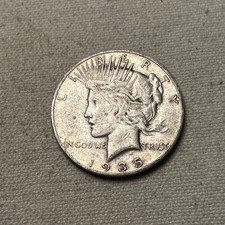 1935-S Peace Silver Dollar $1 XF Extra Fine #JM308 picture