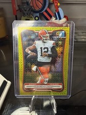 Shedeur Sanders Yellow /275 Bowman Chrome picture