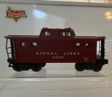 Lionel O Gauge 3-Rail Lionel Lines Caboose Brown Plastic MPN 64173 picture