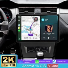 13.1 2K 4+64G Android15 Wireless CarPlay Stereo Radio For Ford Mustang 2010-2014 picture