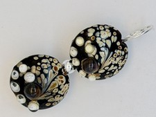 Lot Of 2 Artisan  Boro Lampwork Glass Beads For  Jewelry Making & Design picture