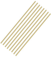 1/8 Inch Brass Rods, 8Pcs Solid Brass round for Crafts - 12 Inch Length picture