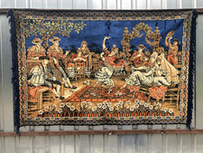 Vintage Rare 1970s Middle Eastern Dancer Scene Vintage Tepestry,Dance on Rug.NEW picture