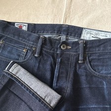 RGT Rogue Territory Stanton Slim Straight Denim Japanese Selvedge 32 Made In LA picture