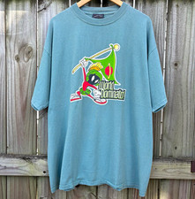 Vintage Looney Tunes Marvin the Martian World Dominator 90s T-Shirt Men’s XL picture
