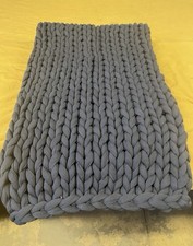 Bearaby  Cotton Napper  Throw  15 Lb  Retail $269 Midnight Blue picture