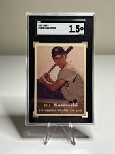 1957 Topps Bill Mazeroski #24 SGC 1.5 RC HOF picture