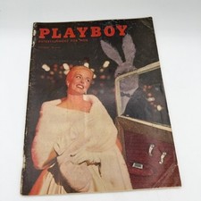Vintage October 1957 No 10 Adult Playboy Magazine Midcentury Modern MCM Ephemera picture