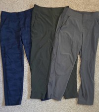 Lot of 3 Athleta Women’s Jogger Pants Pull On Elastic Waist. Size 4P - Petite picture