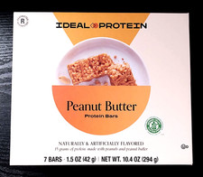 Ideal Protein Peanut Butter Protein Bars 1 Box (7 Servings) BB 12/26  picture