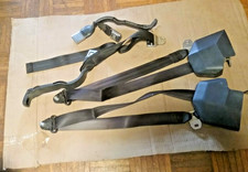 1980s CHEVY GMC C10 TRUCK SEAT BELTS CHARCOAL BLACK 1981 1987 80s SQUARE BODY picture