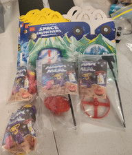 Rare 1992 Mcdonald’s Happy Meal Toys Space Launchers Set Of 4+ 4 HM Boxes picture