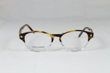 250$ Dsquared2 DQ5118 Oval Black-Brown Eyeglasses Optical Frame picture