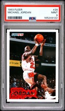 Beautiful 🔥 PSA 9 1993 Michael Jordan 28 Fleer MINT picture