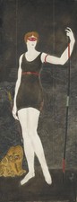 Léonard Tsuguharu Foujita Diana and the Lion 1923 École de Paris Art picture