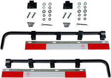 Pair Straight Mud Flap Hangers Kit 30