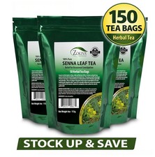 Senna Tea 150 Bags – Bulk Herbal Tea – Caffeine Free – Fresh Natural – Zokiva picture