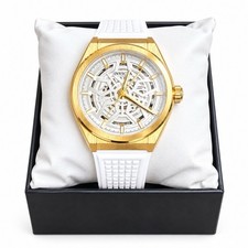 Invicta Speedway Rim 70055 Men’s 46mm Gold White Skeleton Watch New Box picture