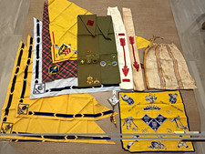 Vintage BSA Boy Cub Scout Lot OA Sashes Hanau Germany Troop 256 Badges Scarves picture
