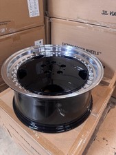 18 Inch Rims Aero 3 Monoblock gloss black 18x8.5 18x9.5 5x112 Fits Mercedes Benz picture