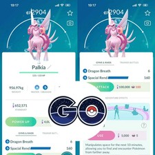 Pokémon Go - Shiny Palkia Origin Formed-Moveset Spacial Rend - Mini PTC or TRADE picture
