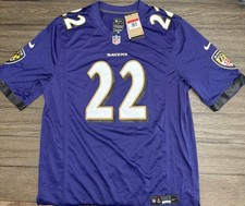 NWT Men’s Nike Baltimore Ravens Derrick Henry #22 On Field Jersey Sz Large picture