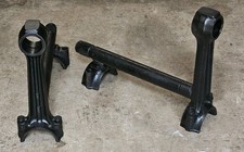 13½″ Tall Custom Andiron Motorhead Rat Rod Car Part Vintage Metal One Of A Kind picture