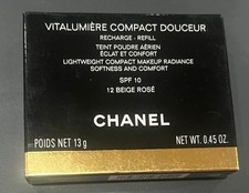 Chanel Vitalumiere Compact Douceur Recharge / Refil ~ 12 Beige Rose, NIB picture