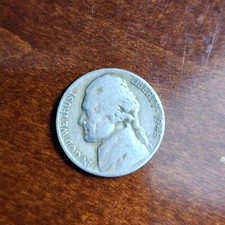 1946 Jefferson Nickel NO MINT MARK RARE Post-War Coin picture