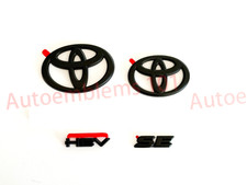 2025-27 Toyota Camry Matte Black Overlay Front & Rear HEV SE Emblem Letters picture