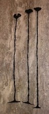 Three 14-16” Primitive Tribal Money African Dowry KISSI KISI KISSY PENNIES picture