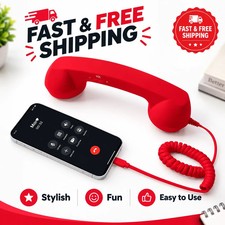 Retro Phone Handset,Retro Phone Handset for iPhone and Android,Type-C for Phones picture