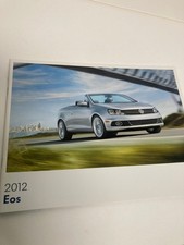 2012 Volkswagen VW Eos Convertible Car Sales Brochure Catalog Original picture