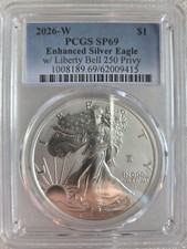 2026-W Semiquincentennial Enhanced Silver Eagle PCGS SP69 picture