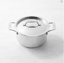 All-Clad Simply Strain Stainless Steel Multipot with Strainer 6 Qt Pasta Pot picture