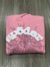 Sp5der OG WEB Hoodie Pink picture