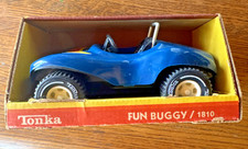 Mini Tonka #1810 Pressed Steel Fun Buggy Dune Buggy Blue  New in Box 1978 Nice picture