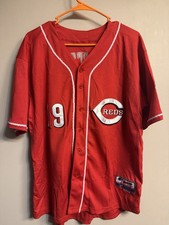 Authentic Joey Votto Cincinnati Reds Men's Home White Jersey w/ Team Patch Sz 50 picture