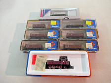 n scale lot gondola car set w/elec. eng. picture