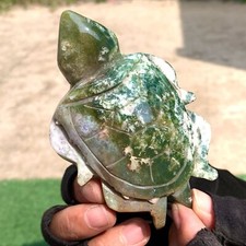 192G Amazing natural marine jasper crystal carving frog jasper aura stone picture